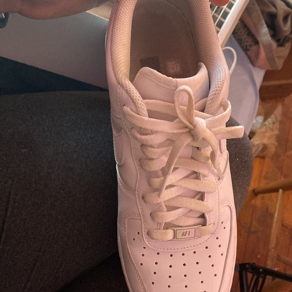 AIRFORCES all white low tops - Picture 3 of 4